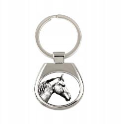 Art-Dog Selle Francais ló kulcstartó, kulcstartó fényképes medállal (5055882474444)