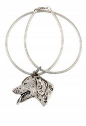 Art-Dog Dalmata nyaklánc kutyával, medál ezüst kígyó láncon (5906111281961)
