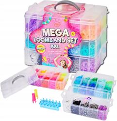  Karkötő radír láda szett XXL Szövőszék Horgolt 10000 Db (zestaw gumek)