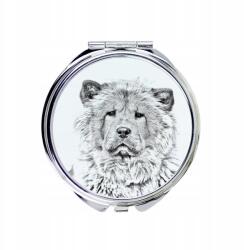 Chow Chow kompakt zsebtükör kutyával, fényképpel (5055882481138)