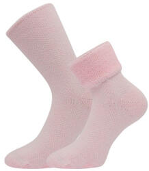 BOMA házi készítésű rózsaszín zokni (Polaris) M