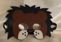  Oroszlán álarc gumis pánttal (barna)