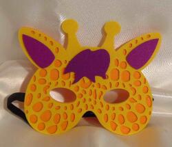  Zsiráf álarc gumis pánttal