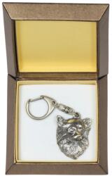 Art-Dog Chihuahua hosszú szőrű kutya kulcstartó díszdobozban, medál (5906111208548)