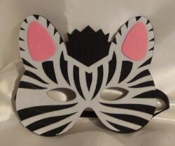  Zebra álarc gumis pánttal
