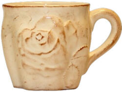 Vanilia Antik rózsás bögre, kerámia, kézzel festett 3dl (V-K-23-07-02)