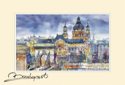 Czworka BU10 Reprodukció 10x15cm, Budapest