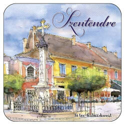 Czworka Parafa poháralátét, 1 db-os, Szentendre (p0hala1-SZE4)