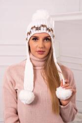 Kesi Nadia K321 női fülvédő sapka, fehér