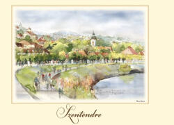 Czworka Reprodukció 24x30cm, Szentendre Duna Korzó (rp24x30-SZE01)