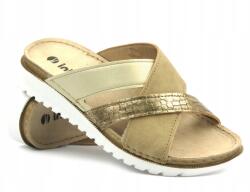 Inblu Női Flip-flop Papucs Inblu CN-40 Elegáns Alkalmi Bézs Arany (04095.015)