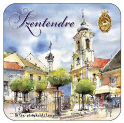 Czworka Parafa poháralátét, 1 db-os, Szentendre (p0hala1-SZE3)
