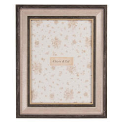 Clayre & Eef Fa jellegű képkeret, barna-bézs, 19x2x24cm/13x18cm, műanyag (2F1238M)