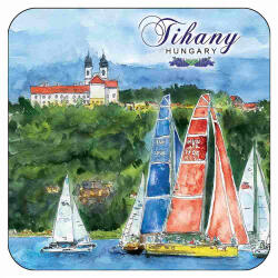 Czworka Parafa poháralátét, 1 db-os, Tihany (p0hala1-TIH06)