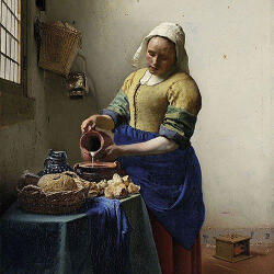 Ambiente The Milkmaid papírszalvéta 33x33cm, 20db-os, Vermeer (13312475)