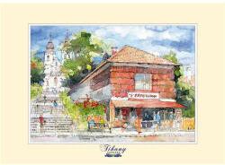 Czworka Reprodukció 15x21cm, Tihany (rp15x21-TIH05)