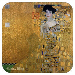 Czworka Parafa poháralátét, 2 db-os szett, Klimt: Adele (p0hala2KL-02)