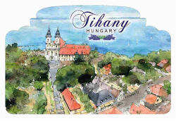 Czworka Hűtőmágnes, ablakforma, Tihany (ablmagn-TIH08)