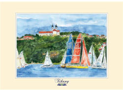Czworka Reprodukció 15x21cm, Tihany (rp15x21-TIH06)