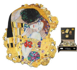 Fridolin Hűtőmágnes (MDF lap) 5x6cm, Klimt: The Kiss