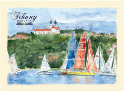 Czworka Képeslap B6, Tihany (keplapB6-TIH04)