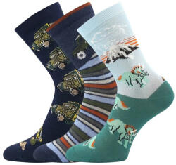 BOMA 3PACK gyerek zokni többszínű Boma (057-21-43 XVII - mix A) 25/29