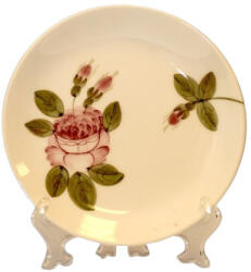 Vanilia Romantikus rózsás óriás bögre alj, kerámia, kézzel festett dia20cm (V-K-44-10)