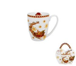 Duo Gift Porcelánbögre 360ml, díszcsomagolásban, Santa on Sleigh (52244)