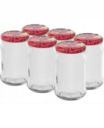 Browin Üveg Tároló Befőttekhez Csavaros Kupakkal 300ml 6db (132305)