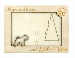 Art-Dog Lakeland terrier gravírozott képkeret kutyával, kutya neve (5906111233182)