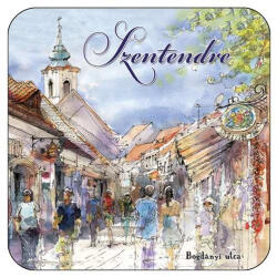 Czworka Parafa poháralátét, 1 db-os, Szentendre (p0hala1-SZE2)