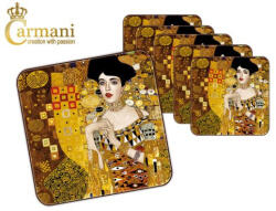 Hanipol Carmani Parafa poháralátét 10x10cm, Klimt: Adele