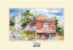 Czworka Reprodukció 10x15cm, Tihany (rp10x15-TIH04)