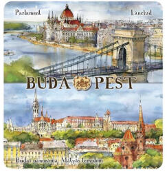 Czworka Hűtőmágnes, Budapest (magn-BU10)