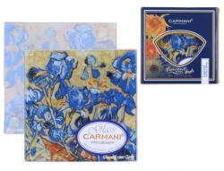 Hanipol Carmani Üveg poháralátét 10, 5x10, 5cm, Van Gogh: Íriszek
