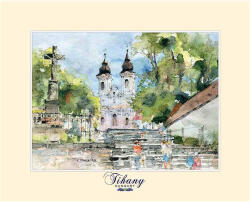 Czworka Reprodukció 24x30cm, Tihany (rp24x30-TIH01)