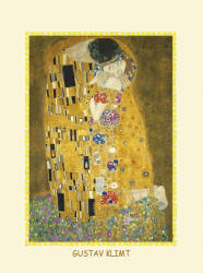 Czworka Reprodukció 15x21cm, Klimt: The Kiss (rpKL15x21-04)