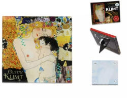 Hanipol Carmani Üveg poháralátét 10, 5x10, 5cm, Klimt: Anya gyermekével