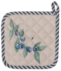 Clayre & Eef Edényalátét 20x20cm, 100% pamut, Blueberry Fields