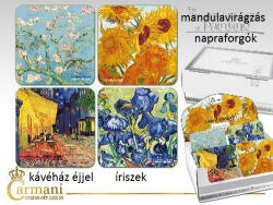 Hanipol Carmani Parafa poháralátét 10x10cm, Van Gogh: Mandulavirágzás