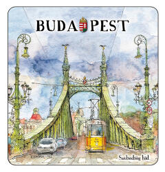 Czworka Hűtőmágnes, Budapest (magn-BU37)