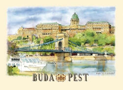 Czworka Képeslap B6, Budapest (keplapB6-BU10)