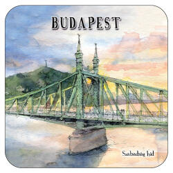 Czworka Parafa poháralátét, 1 db-os, Budapest (p0hala1-BU22)