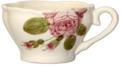 Vanilia Romantikus rózsás kávéscsésze, kerámia, kézzel festett (V-K-44-05)