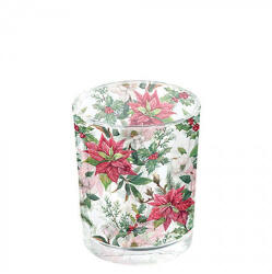 Ambiente Christmas florals üveg mécsestartó 5, 5x6cm (37318875)
