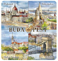 Czworka Hűtőmágnes, Budapest (magn-BU12)