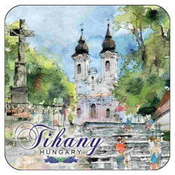 Czworka Parafa poháralátét, 1 db-os, Tihany (p0hala1-TIH01)