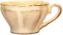 Vanilia Romantikus teáscsésze, natúr, kerámia, kézzel festett (V-K-27-07)