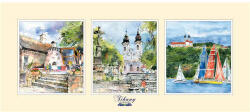 Czworka Reprodukció 12x28cm, Tihany (rp12x28-TIH01)