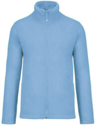 Kariban Uniszex FALCO cipzáras mikropolár pulóver, Kariban KA911, Sky Blue-4XL (ka911sb-4xl)